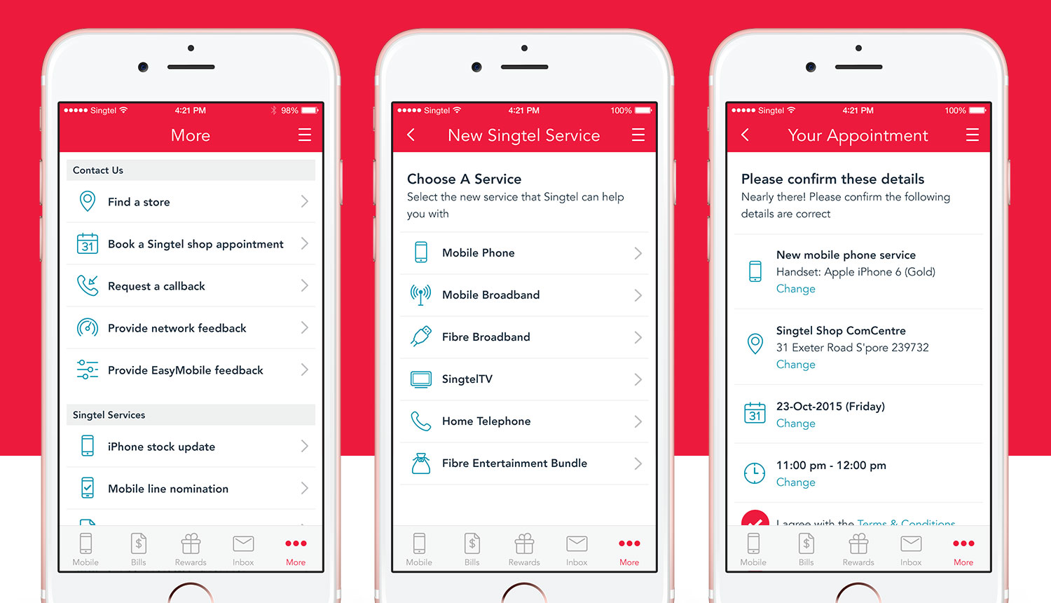 My Singtel App