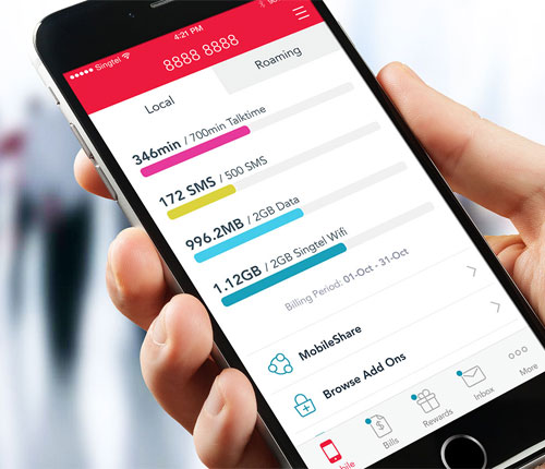 My Singtel App